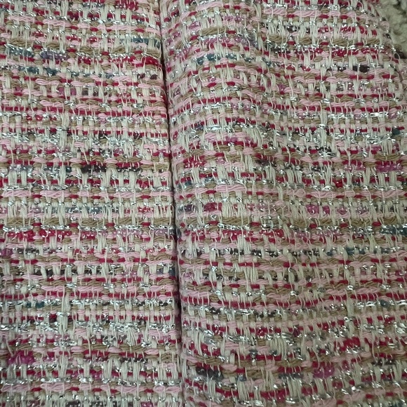 Pure Collection Pink and White Tweed Blazer - Picture 9 of 10